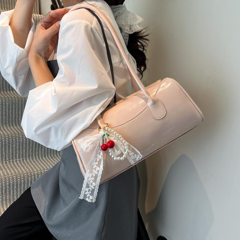 Trendy Portable Small Square Bag Women's Bag 2025 Summer New Light Luxury Shoulder Bag Commuter Armpit Bag