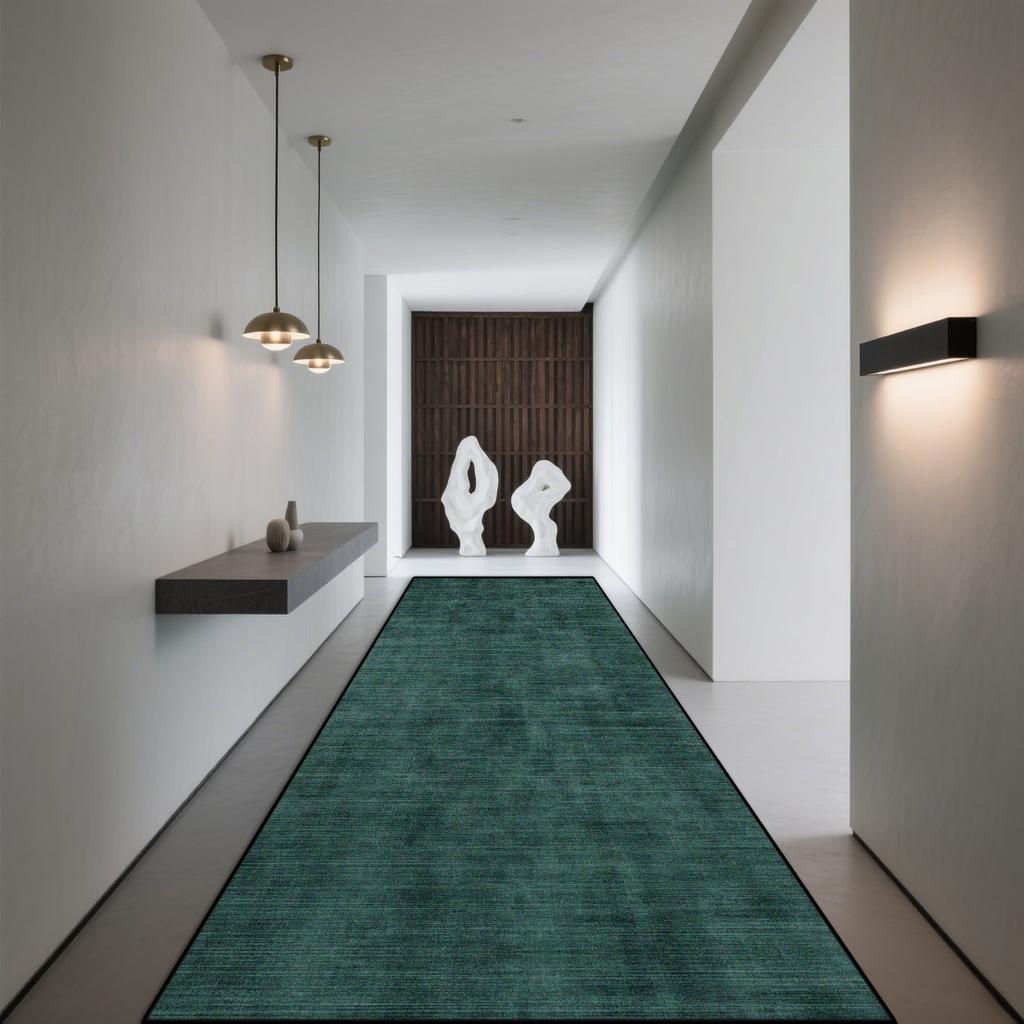 Grey Easy Clean Runner Carpets Light Luxury Floor Mat Room Doorway Hall Decor Long Corridor Carpet Home Living Room Hallway Rugs