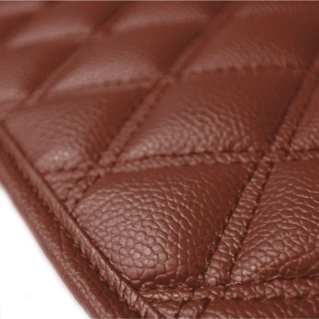 FH Group Group Floor Mats for Brown Diamond Universal Heavy Faux Suitable for Front Rear 32x44cm Japanese F12002BROWN (FH International) Cars, Design,