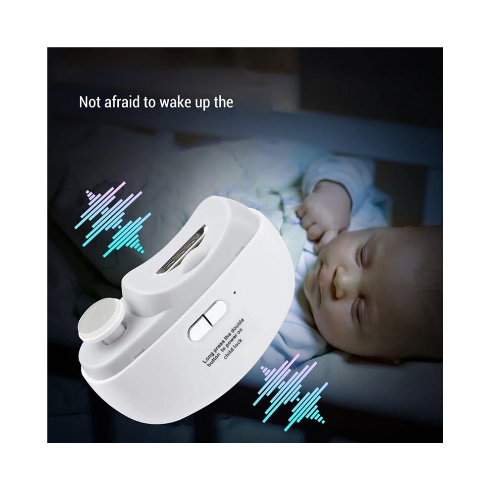 Electric Nail Clipper Grinding and Polishing with Light Automatic Nail Trimmer Rechargeable Nail Cutter Manicure