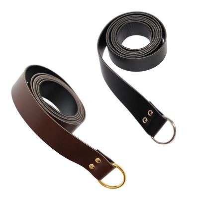 Retro Leather Belt Medieval Belt Vegvisir Knight Waistband PU Leather ORing Belt
