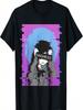 Sad Anime Girl - Japanese Aesthetic Vaporwave Anime Otaku T-Shirt