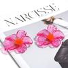 Exaggerated Transparent Flower Earrings Bohemian  Style Women Earrings Stud Earrings  Daily Wear