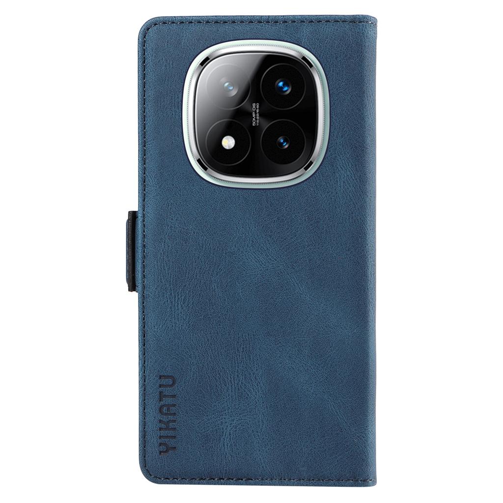 YIKATU YK-005 For Xiaomi Redmi Note 14 Pro+ 5G/Note 14 Pro 5G/Poco X7 5G Case PU Leather Wallet Phone Cover Skin Touch Feeling