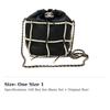 Chanel Pearl Drawstring Bag, Shoulder Bag, Crossbody Bag Small Women's Black AS2313-B04881-94305