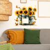 Painted Bright Sunflower Vase Bedroom Living Room Home Background Beautification Decoration Wall Stickers