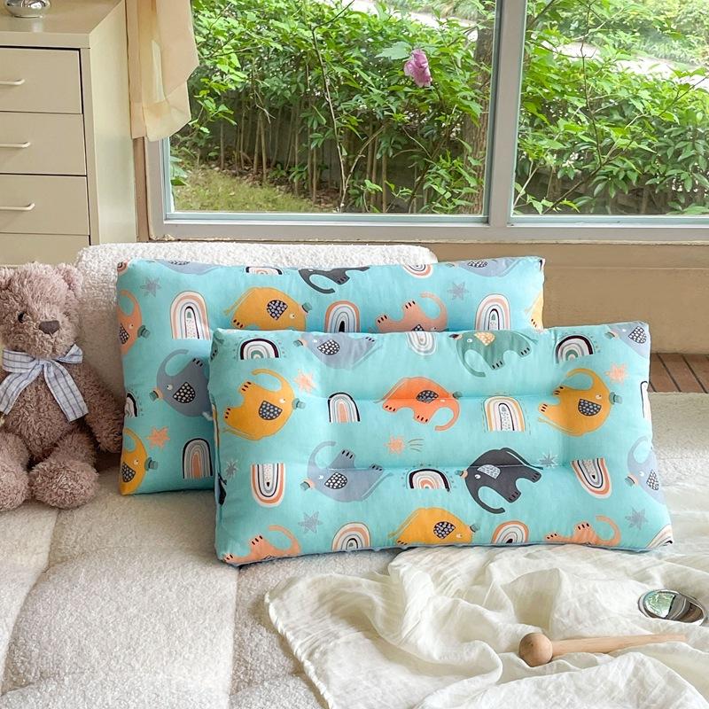 Cotton Cartoon Children's Pillow Core Soothing Beanie Pillow Removable Washable Kindergarten Children Adult Pillow