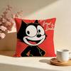 Trendy FFelix the Catiable Cushion Cover Stylish Washable Pillow Cover Ideal for Couch Bedroom Car Decoration