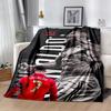Ronaldo's Power Showdown Blanket Comfortable Perfect for Seaside Couch Office All-Season Use Modern Ideal Gift For Birthday Valentine'S Day