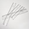 Transparent Double-Sided Inch & Centimeter Ruler Set - 15/20/30cm, Ideal for Students and Office Use
