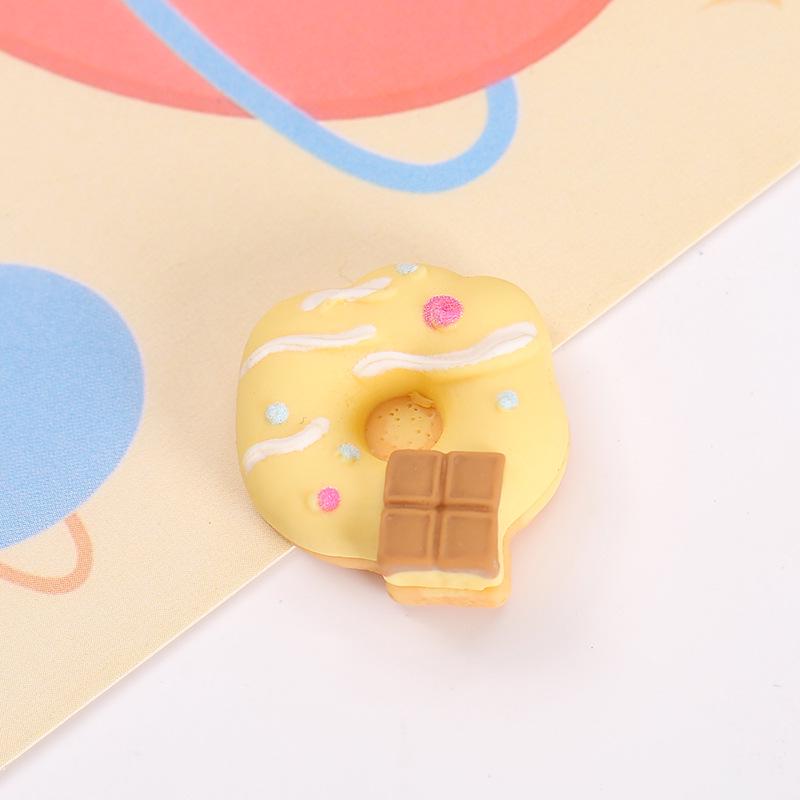 Doughnut DIY Hair Clip & Jewelry Resin Accessories with Cream Glue for Phone Case & Refrigerator Magnet