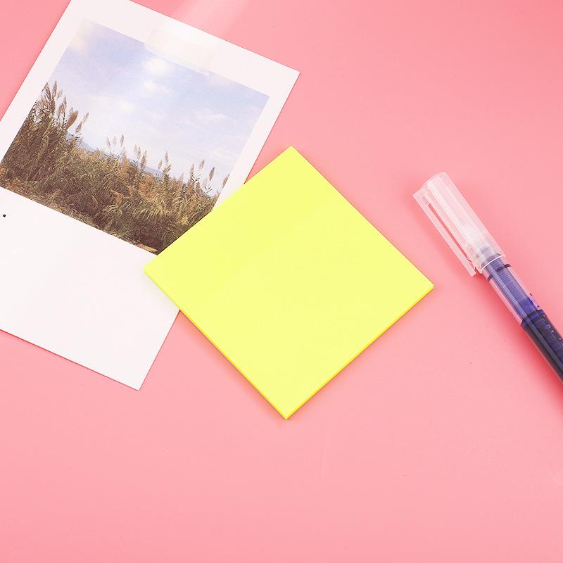50 Sheets Colorful Waterproof PET Transparent Memo Sticky Note Paper Daily To Do It Check List Paperlaria School Stationery