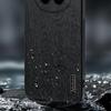 For Honor Magic7 5G Case Wood Texture PU Leather Coated PC+TPU Phone Cover