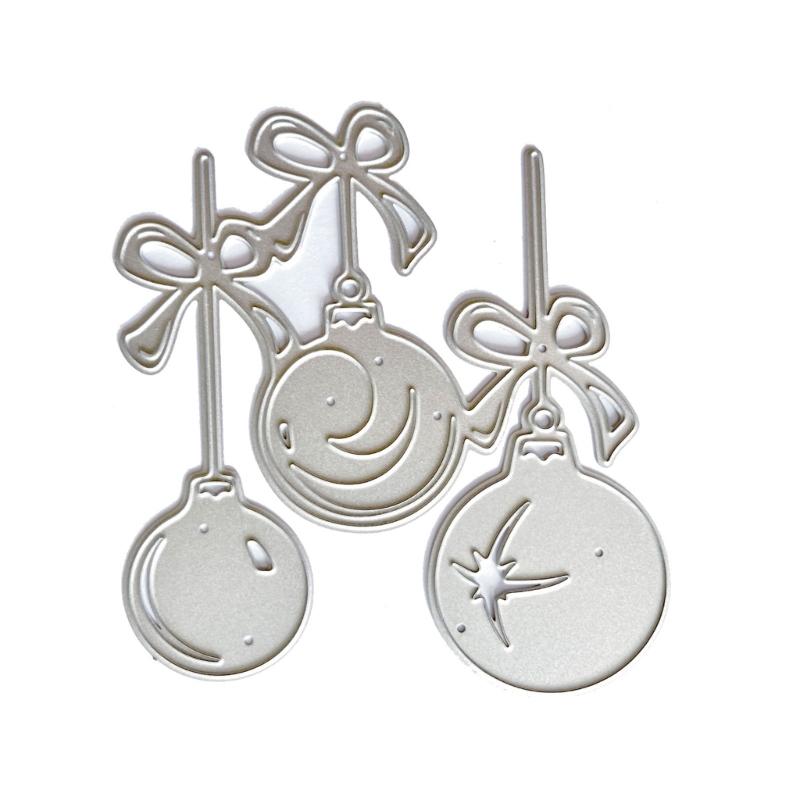 

Three Balloons Cutting Dies Ball-like Embossing Die Cuts Templates for Card Making Scrapbooking DIY Album Papercraft 1