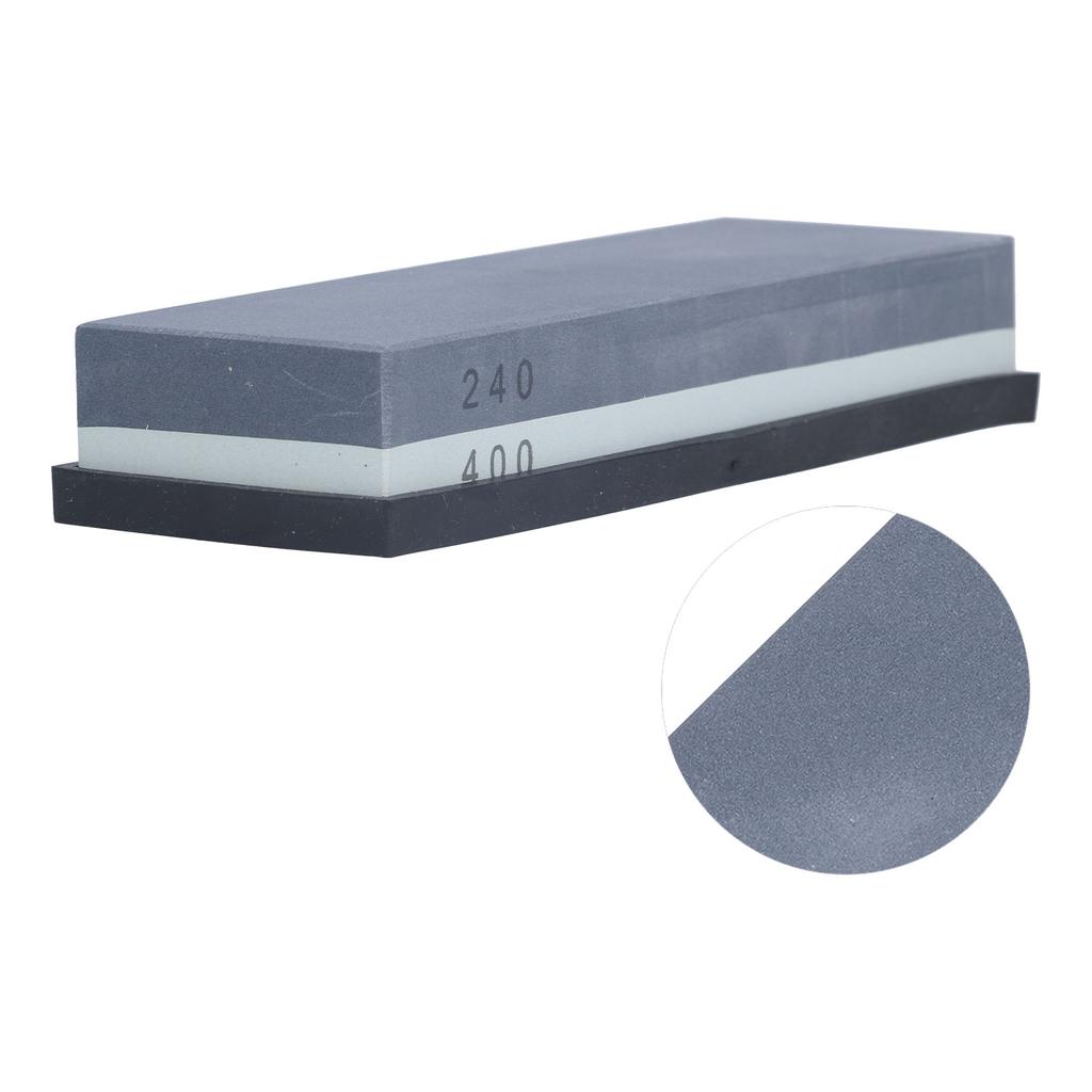 Sharpening Stone White Corundum DoubleSided 240400 Grit Thick Thin Kitchen Tool
