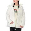 Converse Down Jackets Women's White Hooded Moderate Other Unisex 10023712-A02