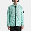 STONE ISLAND Solid Color Badge Logo Patch Shirt Jacket Men Jacket Light-Green 771510223-V0044