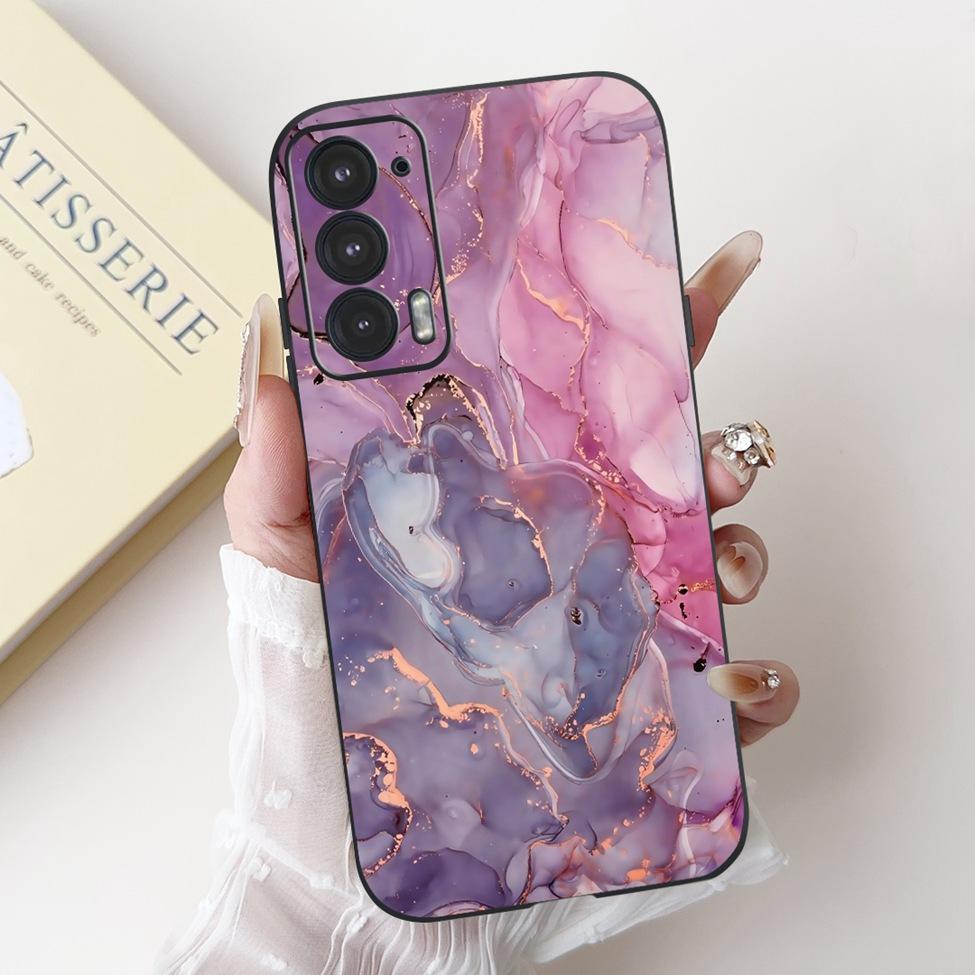 For Edge 20 20Pro 20Lite Phone Cover For Motorola Edge 20 Pro Case Silicone Luxury Fashion Love Cute Cat Girl Funny Cool Painted