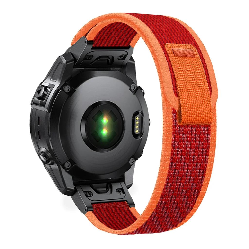 22mm 26mm Nylon Loop Strap for Garmin Fenix 8 51mm 7X 7 Pro Fenix 6X 6 5X 5Plus Tactix 7 High Smartwatch Band Forerunner 965 945