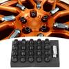 M12x1.5 Lug Nuts with Socket Adapter Aluminum Alloy 42mm   19Hex for JDM Racing   Replacement for  