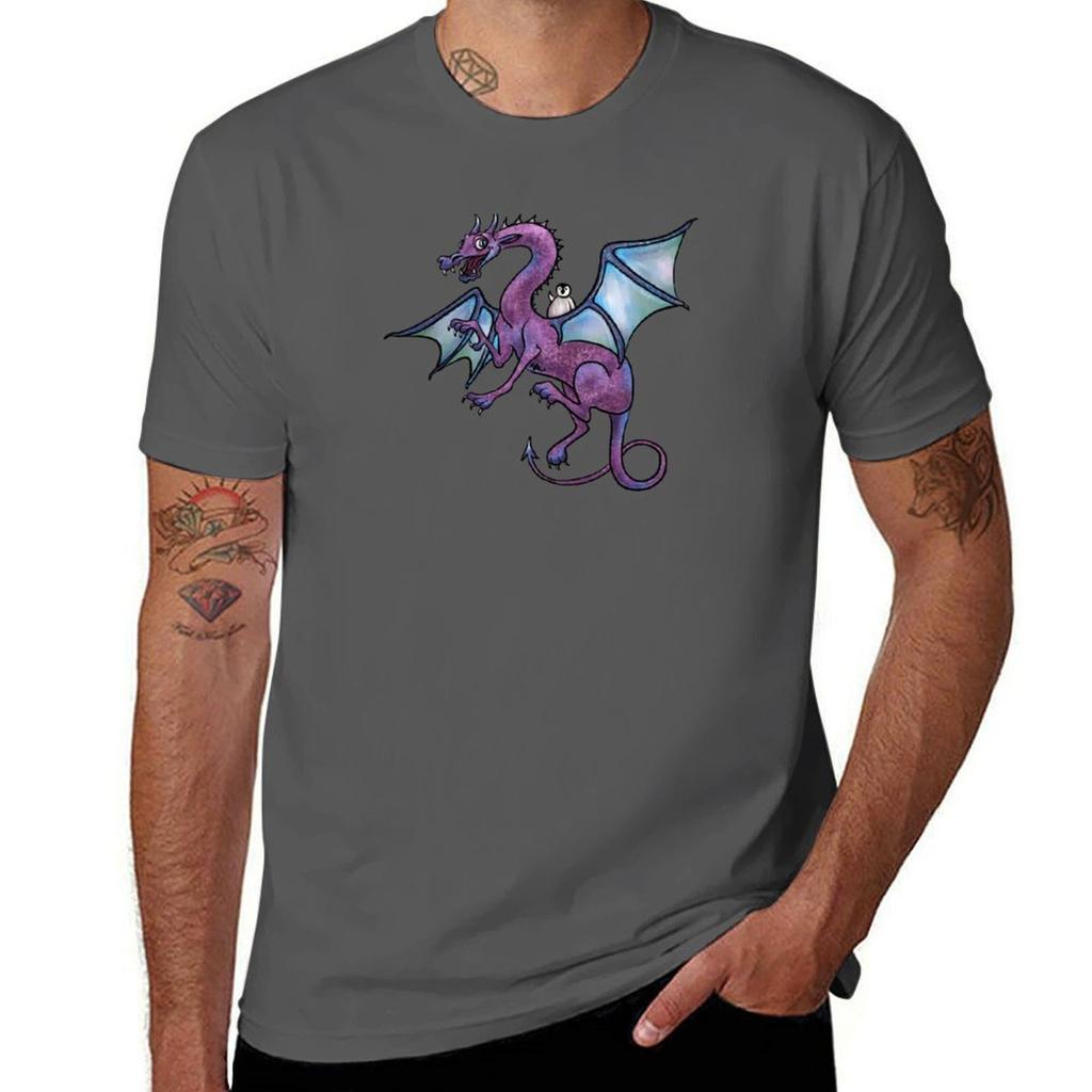 Penguin And Dragon Save The Day Tshirt Sporty Casual Quick Dry Tshirt