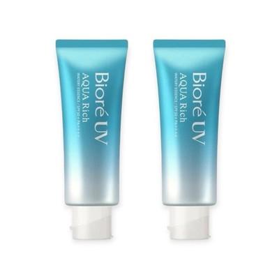 KAO Biore UV Aqua Rich Watery Essence Sunscreen SPF50+ PA++++ 70g- 2 PACK