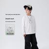 Kids' Cotton Long Sleeve Round Neck T-Shirt