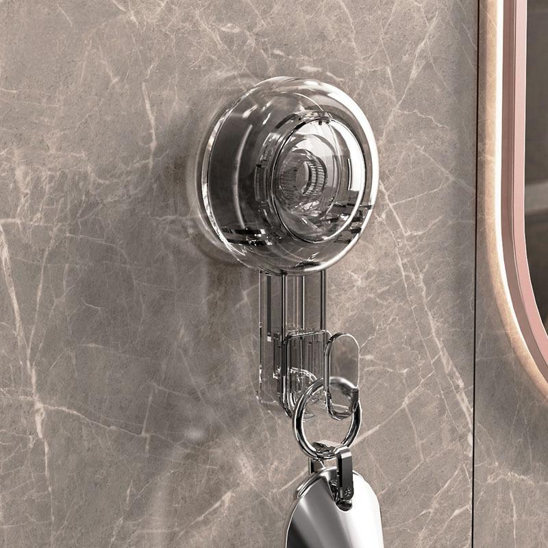 Haus & Badezimmer Starker Haken - Drehbarer Vakuumsaugnapf, Wasserwellenmuster, Tragfähiger Multifunktionaler Klebehaken