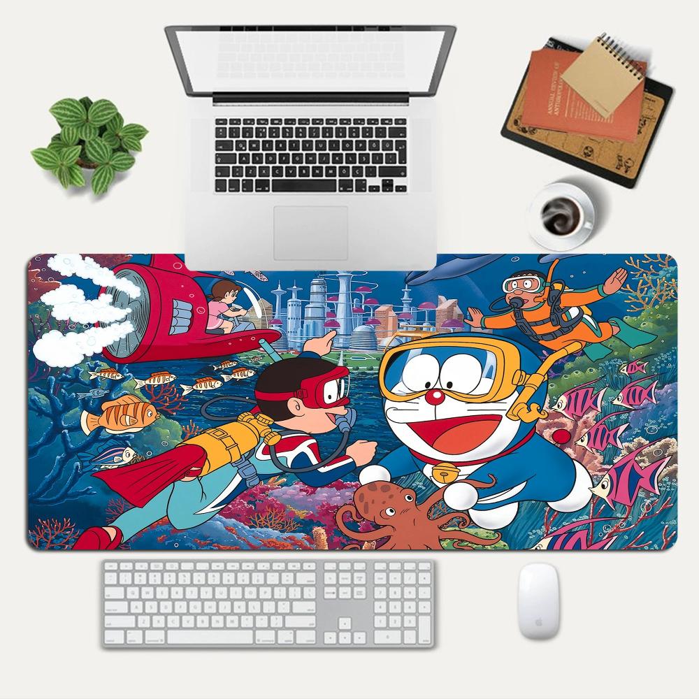 Cartoon D-Doraemons Mousepad Large XXL Thickened Mouse Pad Oversized Gaming Keyboard Notebook Table Mat