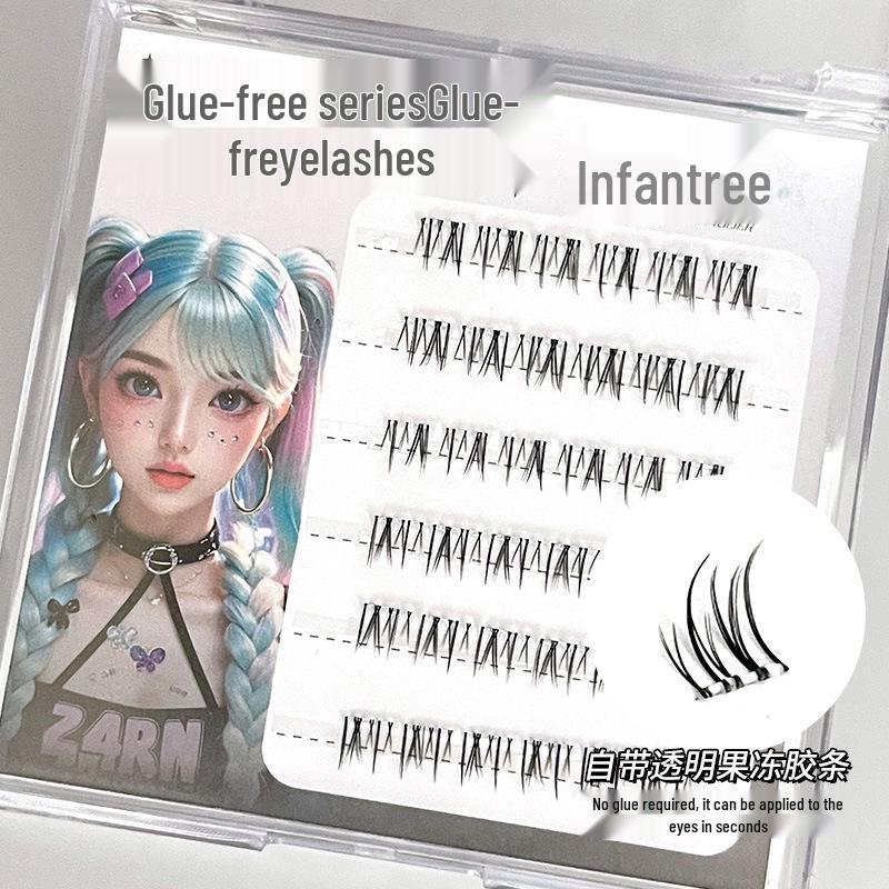 

Yinglier Натуральные самоклеящиеся накладные ресницы без клея для начинающих