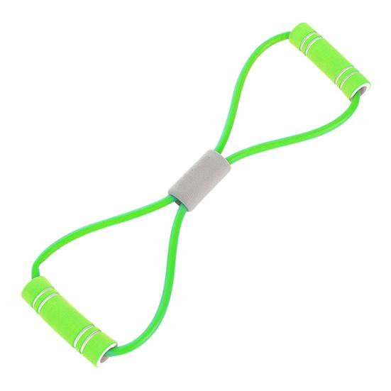 Figur 8 Modstandsbånd med Skridsikkert Håndtag Mænd Kvinder 8-formet Elastisk Træningsbånd Yoga Pilates Arm Ryg Skulder Træning Elastisk Reb