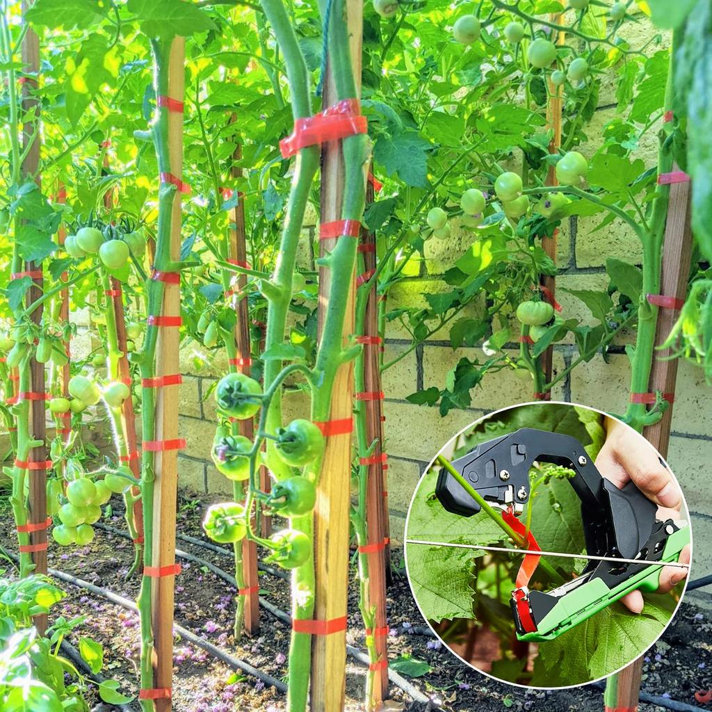 Plant Tying Machine, Lightweight Plant Tying Tape Tool To Tie Up Vine Quickly,  Tie Up Vine Tomatoes and Grapes Quickly Garden T