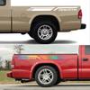 Pickup Bed Side Sticker For Dodge Dakota SLT SXT 5.9 R/T Sport Car Stripes Style Decor Decal Truck Vinyl Cover Auto Accessories