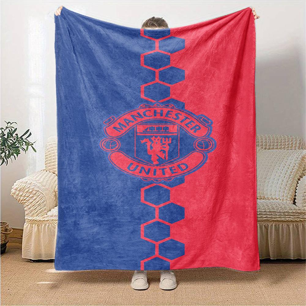 Manchester Blanket Comfortable Perfect for Chair Bed Bedding for All Seasons Modern Suitable for Gifting Relatives and Friends