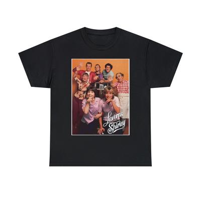 Lavern and Shirley 70s Tv Classic Short Sleeve Tee