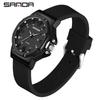 SANDA Quartz Watch Casual Sports with Calendar, Special for Exams and Students