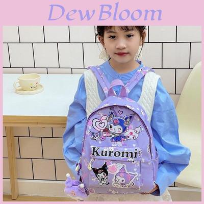 Cinnamoroll Kuromi Hello Kitty Pattern Kids Backpack With Breathable Nylon Material For Elementary School Children