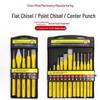 Jundingying 12-Piece Steel Chisel & Punch Set