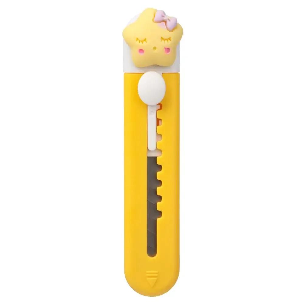 Mini Cat Paw Art Utility Knife Cute Transparent Utility Knife Express Box Knife Paper Envelope Opener Student Stationery Suppy