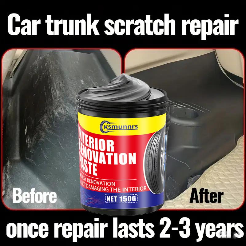 

Multifunctional Car Interior Renovation Wax - Plastic Parts Renewal, Interior Polish, Tire Protection, Black Vehicle Yellowing 150ml
