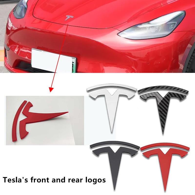 ALF1 For Tesla SpaceX Model 3 Highland 2023 Model S X Y Y P75D P85D P90D Car Hood Label Rear Tail Label Emblem Sticker Accessories
