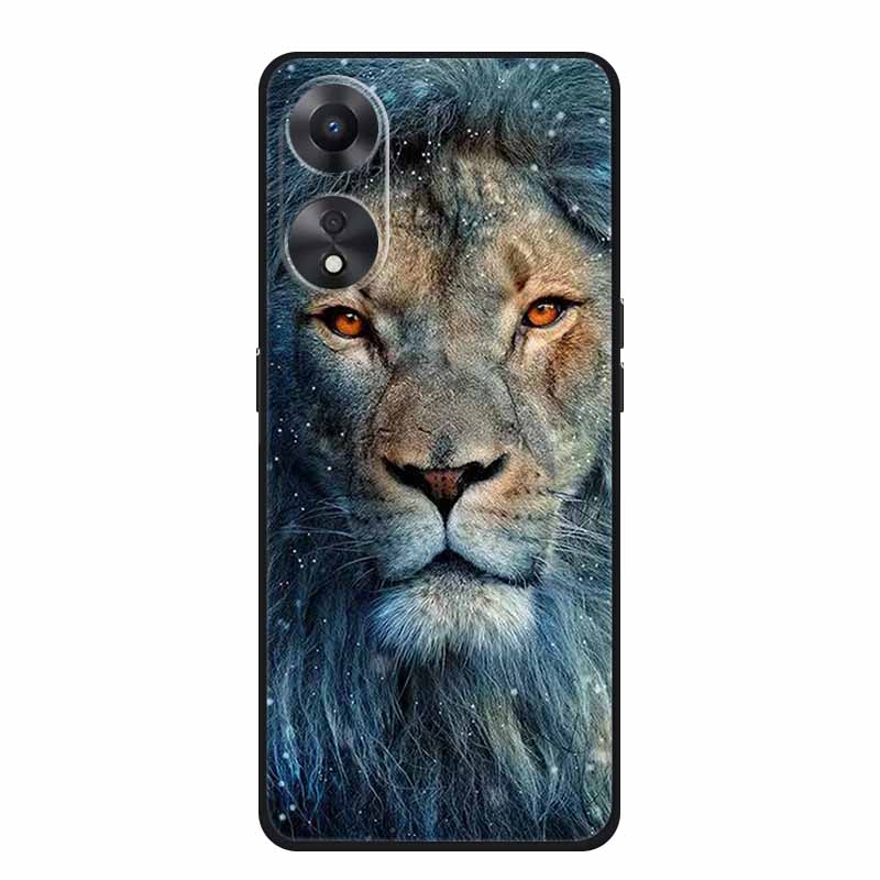 For Honor X5 Plus Phone Case Cover Lion Wolf Tiger Cat Black Silicone Soft Back Cases For Honor X5 Plus Case X5Plus Coque Fundas