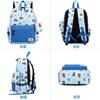 Mygreen Backpack for A4 and School Ambulance Light Blue Kids, Girls, Size, Lightweight, Kindergarten, Preschool, Entrance, Design,
