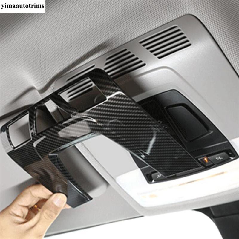 Rear Armrest Box Strip / Read Light / Middle Air AC Vent Cover Trim Accessories For BMW X5 F15 2014 - / X6 F16 2015 -