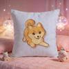 Playful Shiba Inu Cushion Cover Premium Comfort Reversible Pillow Cove Two in One Design for Any Room  Car Interior