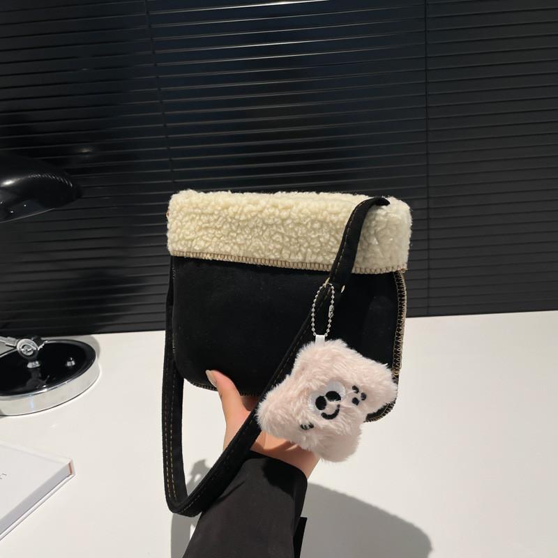 

Trendy Vintage Crossbody Bag For Women In Black Brown White And Khaki Ideal For Street Fashion Without Pendant чёрный