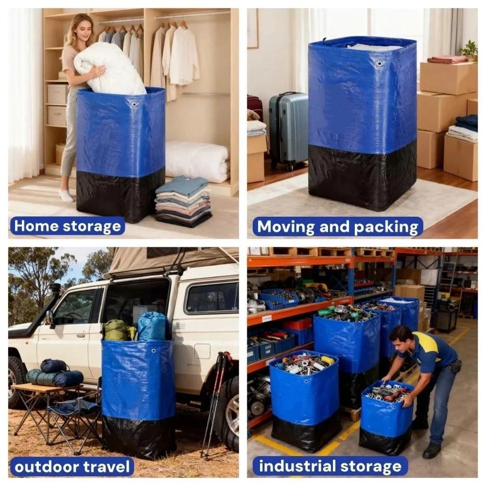 Thickened Logistics Woven Bag 110/120cm Home Packaging Bag Logistics Transfer Bag Home Organizer