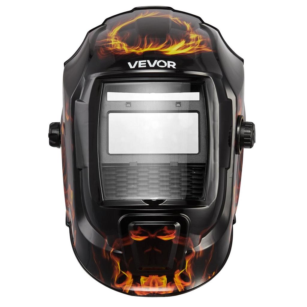 Welding Helmet Auto Darkening, 93 X 43 Mm True Color Welding Hood, Solar-Powered Welder Mask 2 Arc Sensors, Shade 4/9-13 for TIG MIG ARC Weld Grinding