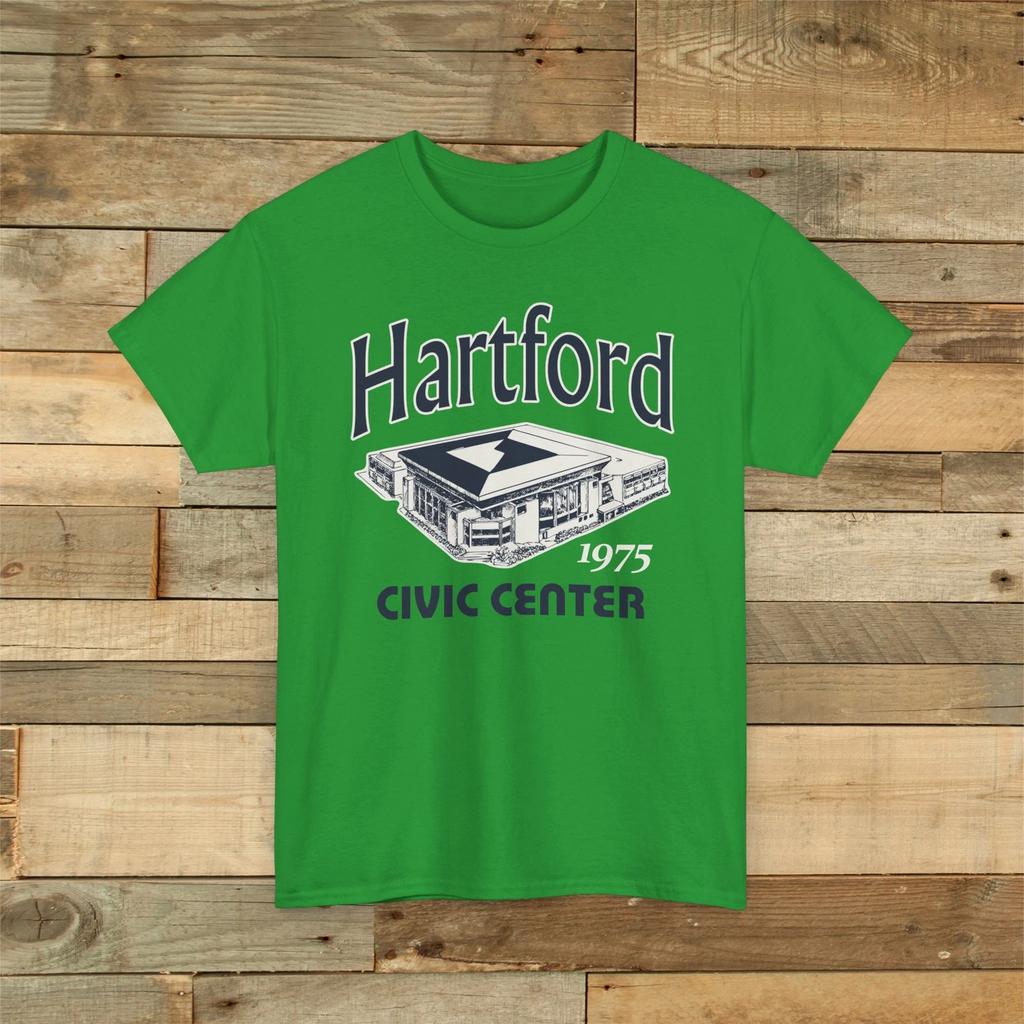Hartford Civic Center 1975 Vintage Hockey Arena T shirt - Hartford Whalers