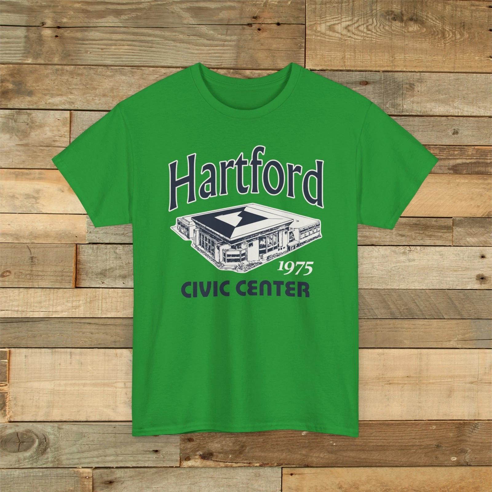 Hartford Civic Center 1975 Vintage Hockey Arena T shirt - Hartford Whalers S
